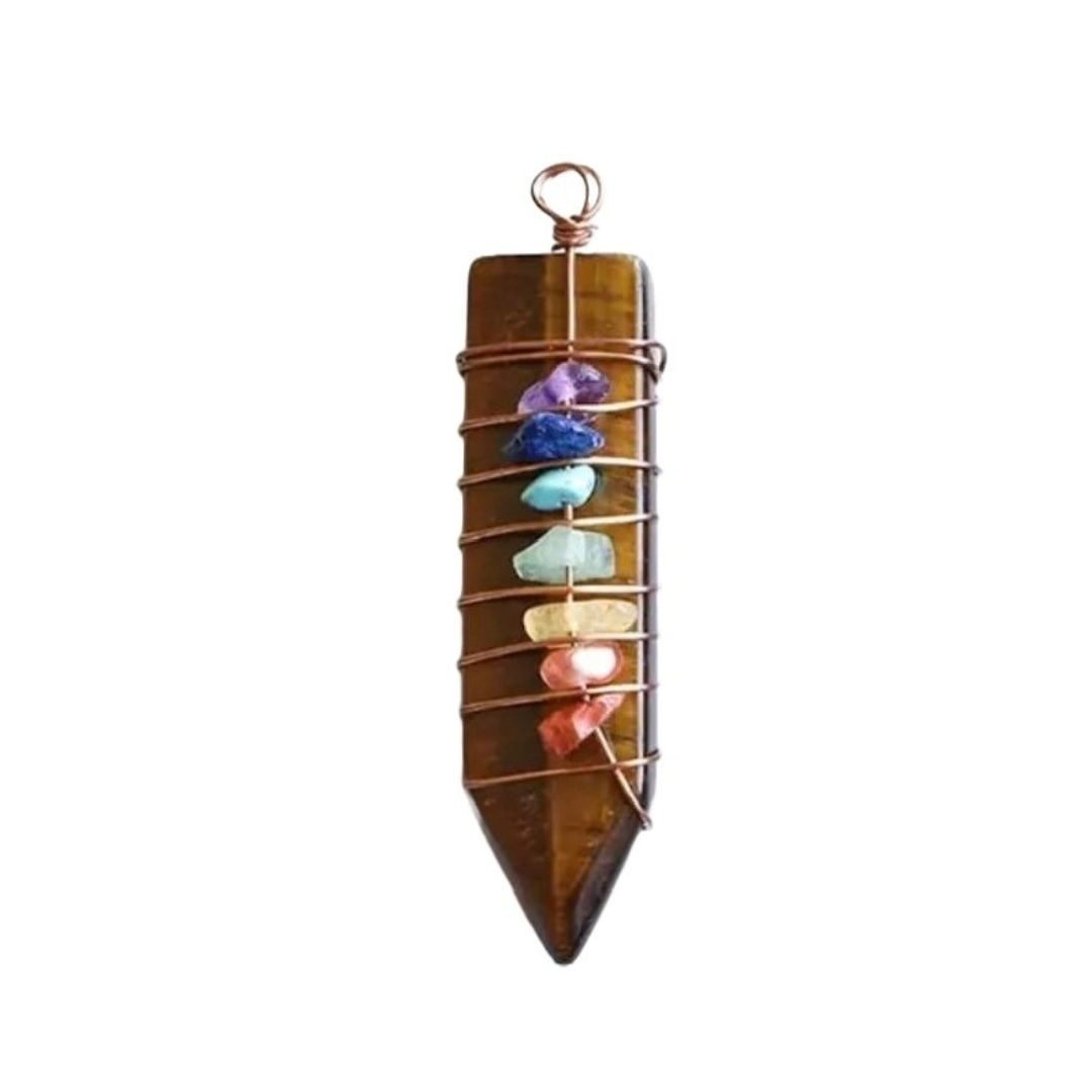 chakra tijgeroog hanger