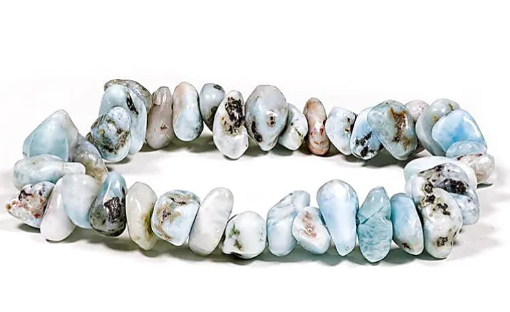 armband larimar chips