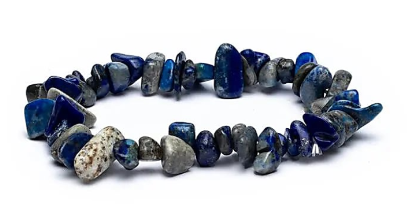 armband lapus lazuli chips